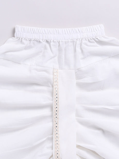 Boy's Yellow Kurta And Dhoti Set