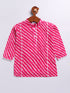 Boy's Pink Cotton Kurta Dhoti Set
