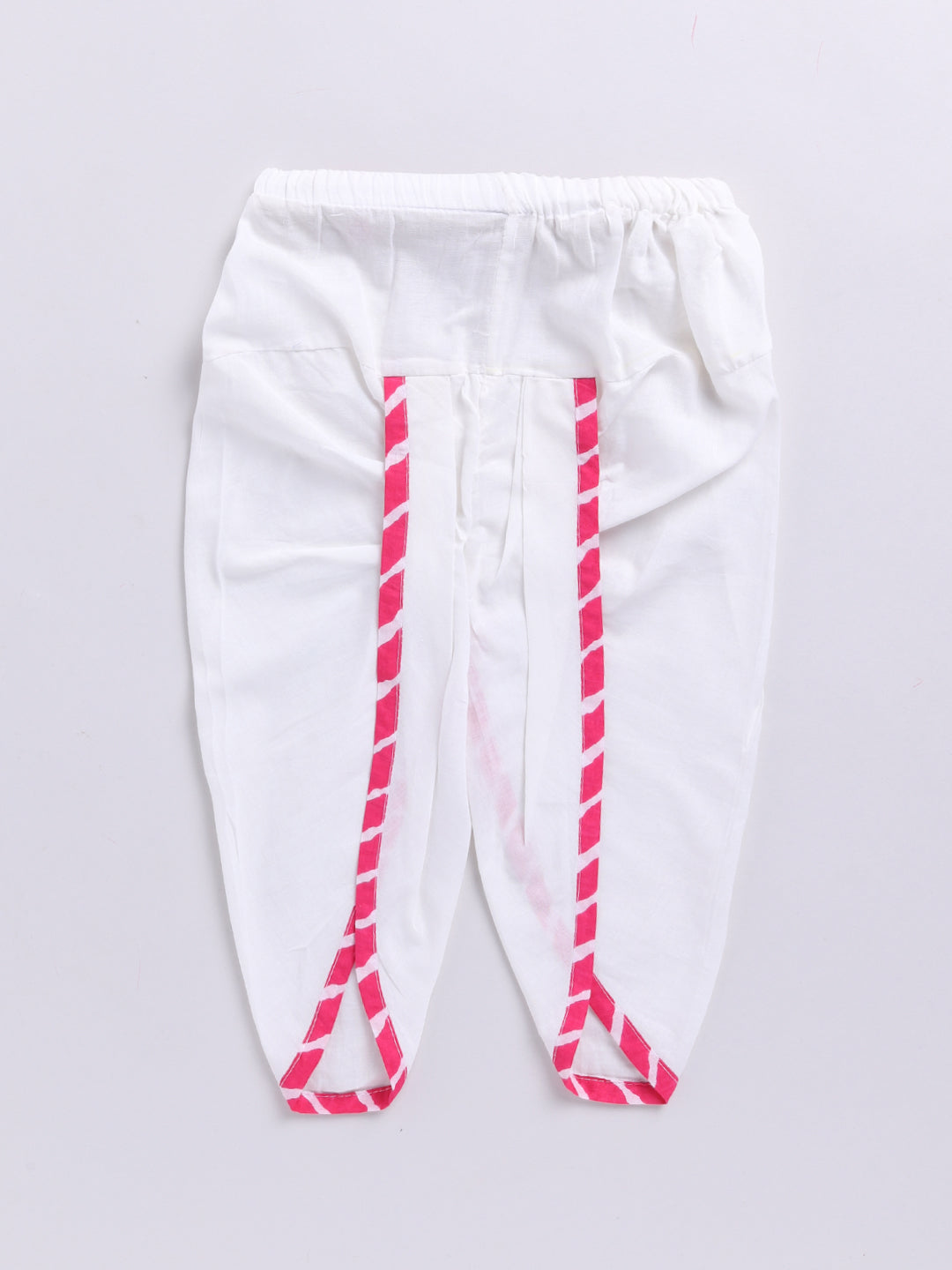 Boy's Pink Cotton Kurta Dhoti Set