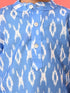 Sishu Boy's Traditional Ikkat Print Flat Collar Kurta And Pyjama Set