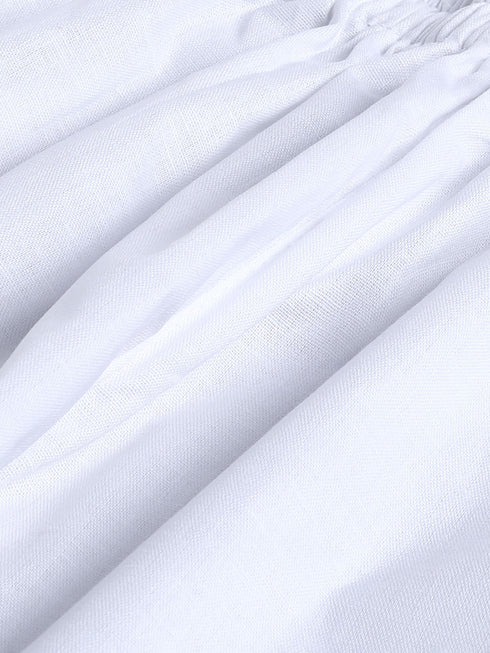 Sishu Boy's Traditional Ikkat Print Flat Collar Kurta And Pyjama Set