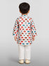 Baby Boys Multicolour Pure Cotton Animal Print Kurta Pyjama Set