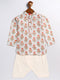 Sishu Boy's' Multicolor-Base-Beige And Cream Kurta Patiala Set