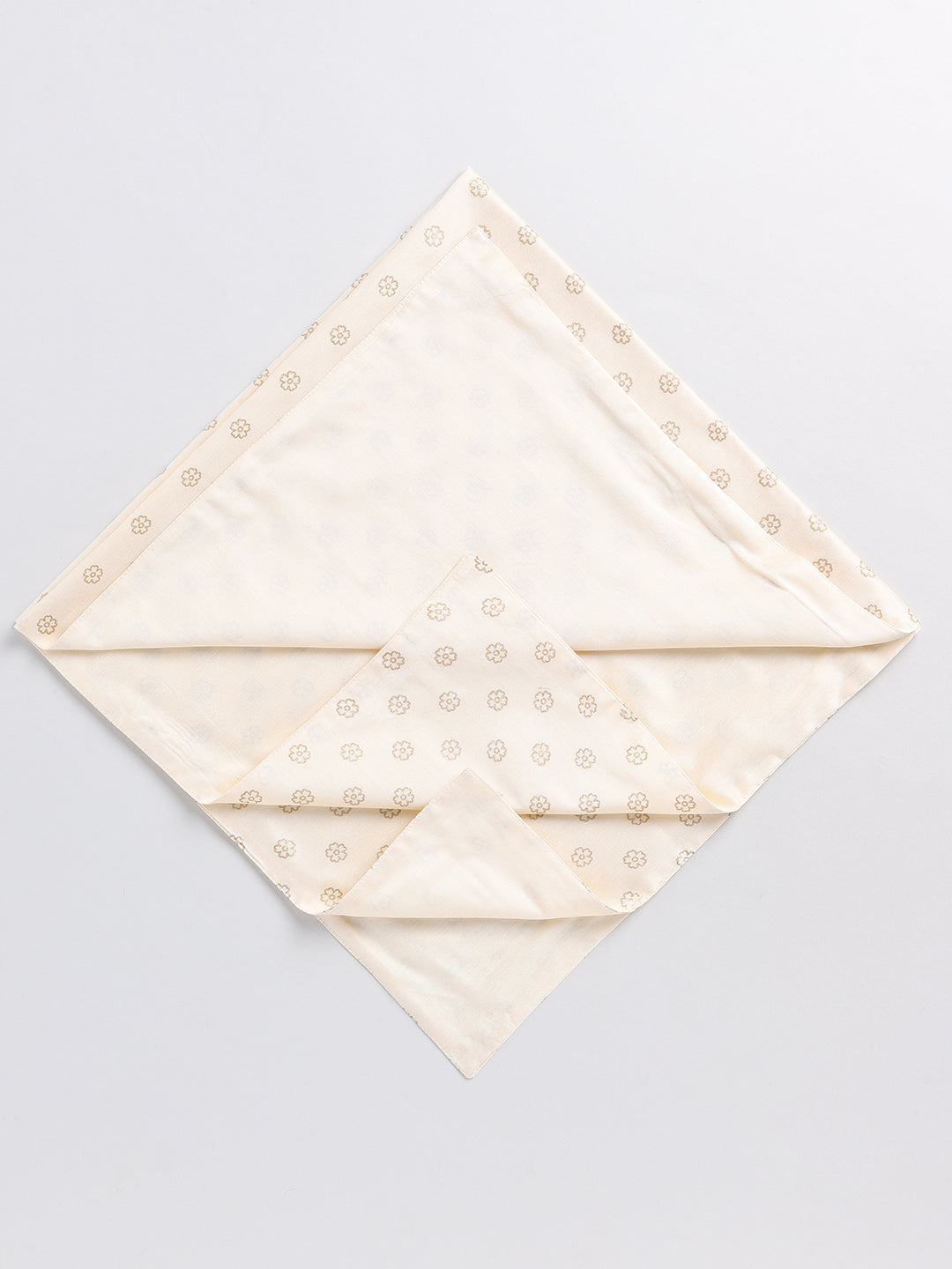 Girl's' Red Chanderi Ethnic Combo Set