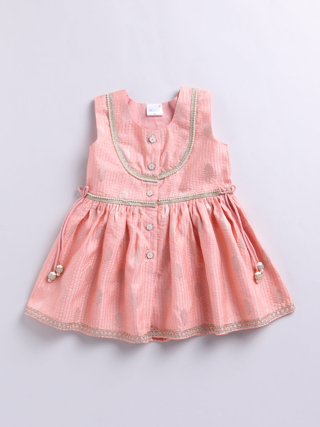 Girl's' Pink Ethnic Combo Set