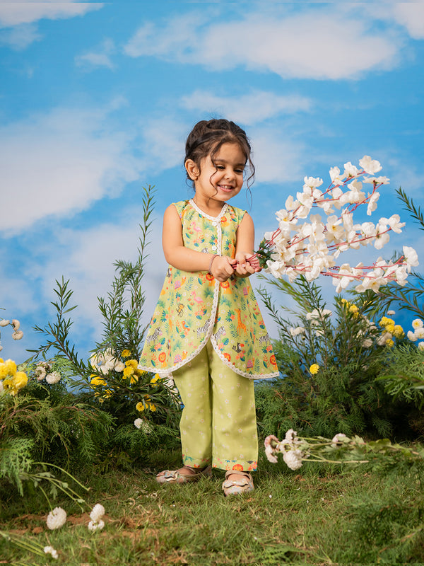 Girl's' Green Co Ords