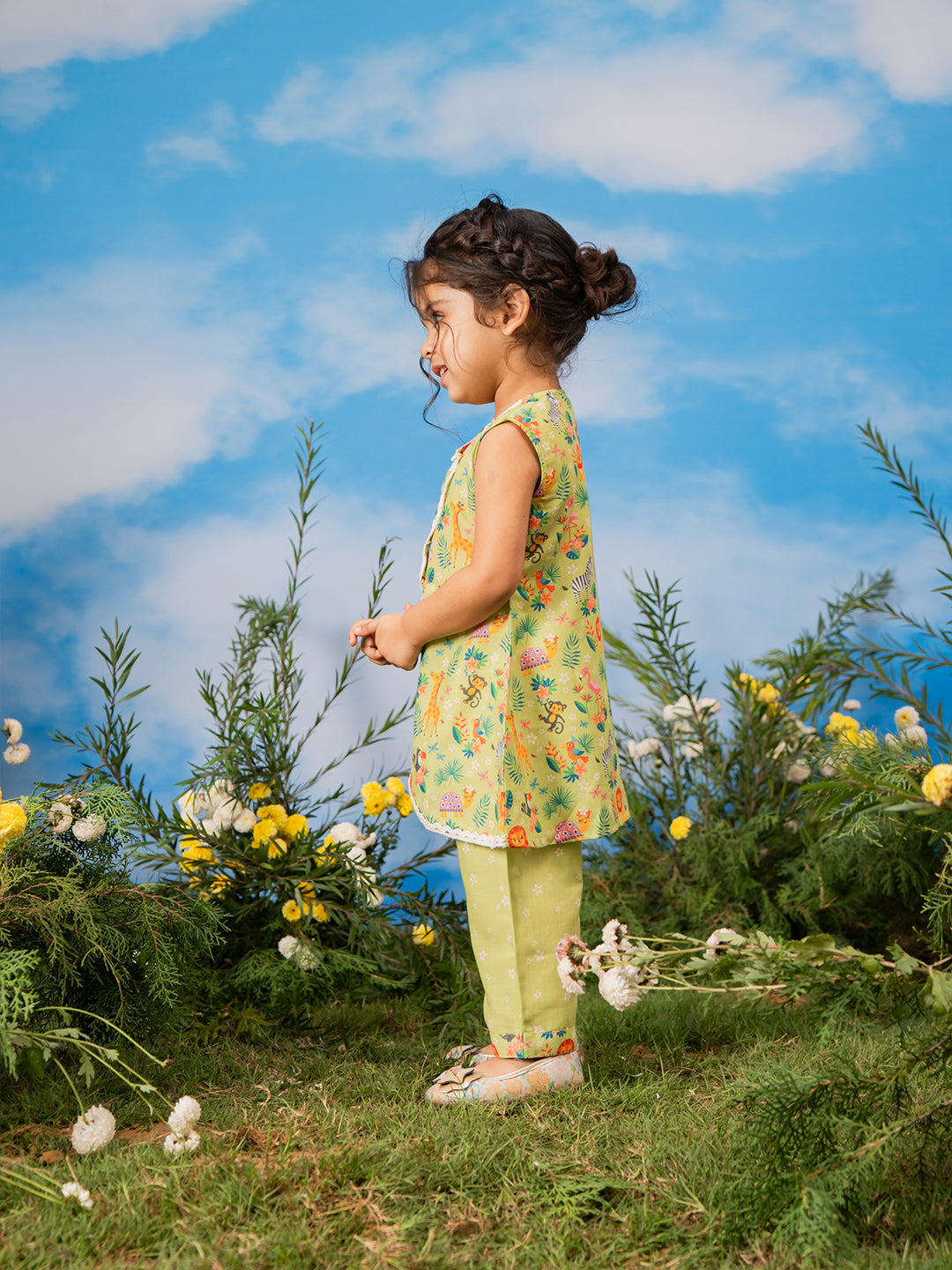 Girl's' Green Co Ords