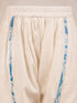 Girls Blue Cotton Floral Print Thigh Length Kurta and Dhoti Set