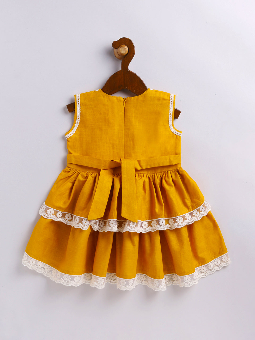 Girl's' Mustard Dress