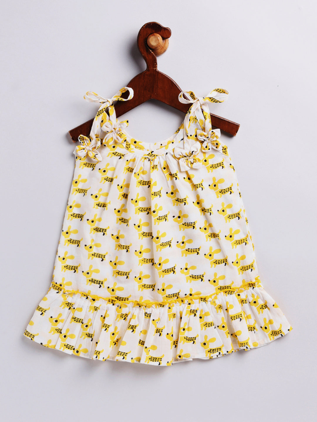 Girl's' Yellow Dress