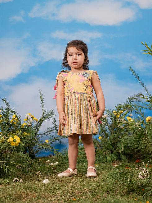 Girl's' Yellow Dress