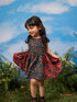 Girl's' Navy Blue Dress