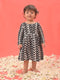 Girl's Black Chikankari Cotton Kurta