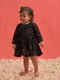 Sishu Girl's Black Mirror Kurta