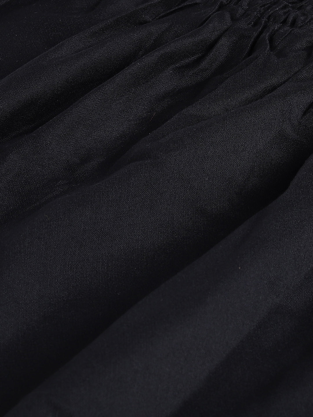 Sishu Girl's Black Mirror Kurta Pyjama Set