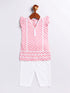 Girl's' Pink Kurta Set