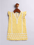 Girl's' Yellow Kurta Set