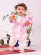 Girl's' Pink Kurta Set