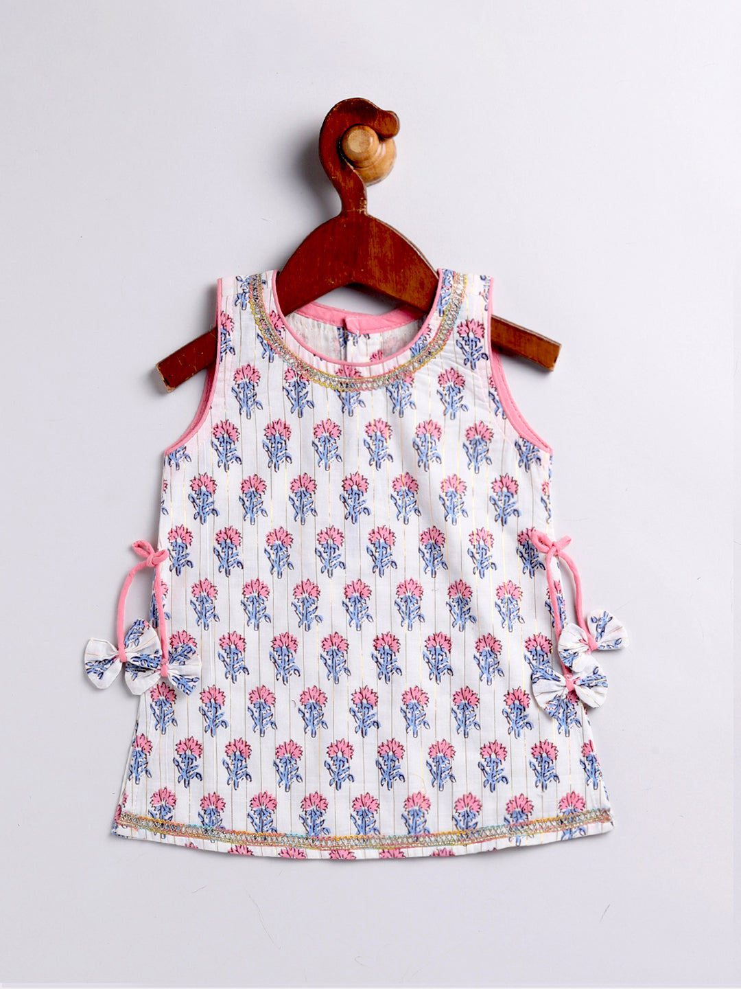 Girl's' Multi Color Kurta And Patiala Set