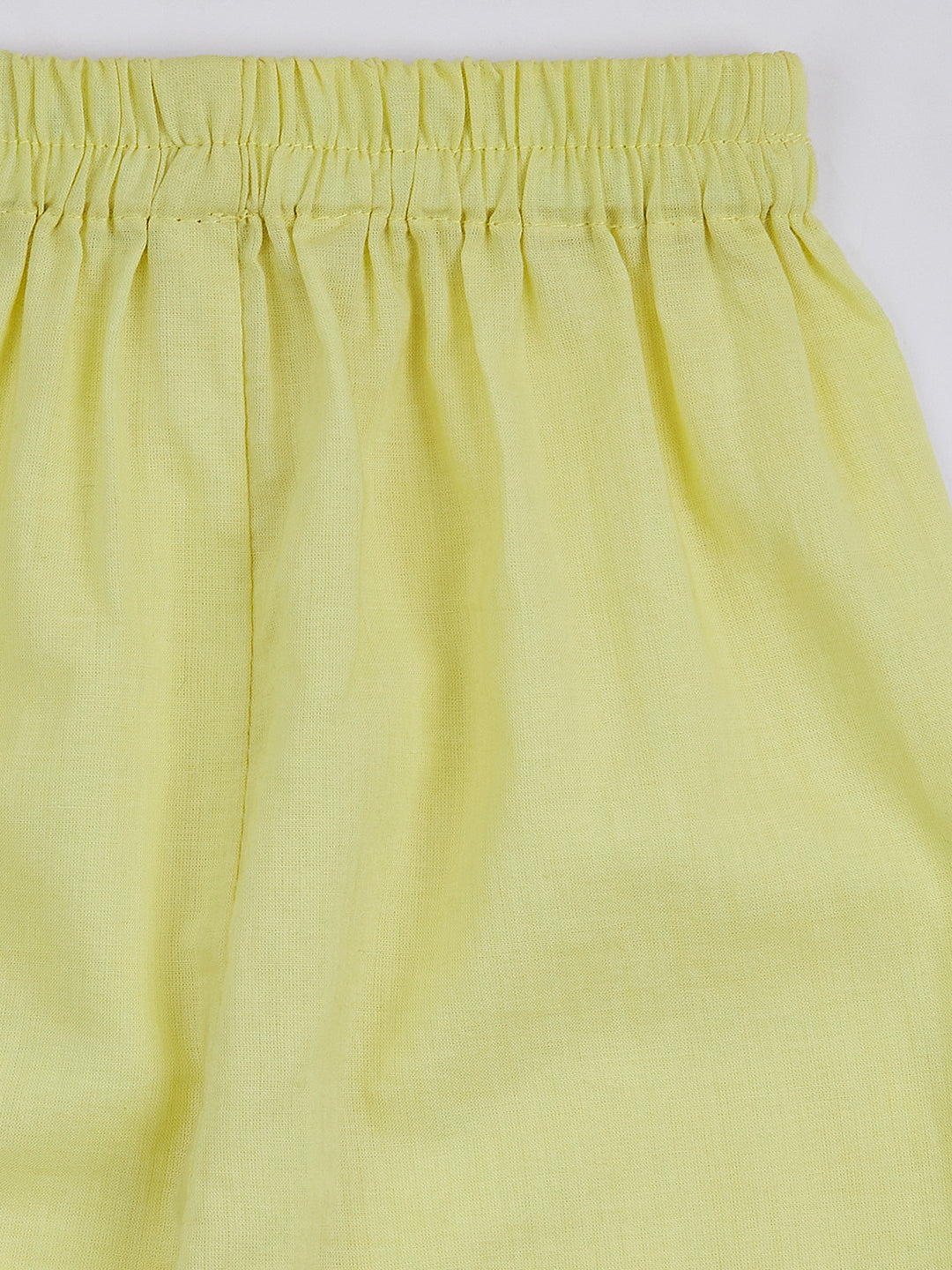 Girl's' Mint Green Kurta Pant Set