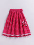 Girl's' Pink Lehenga Choli With Dupatta