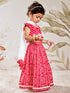 Girl's Red Cotton Lehenga Set