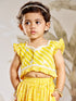 Girl's Yellow Cotton Lehenga Set