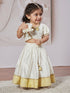 Girl's' White Lehenga Choli