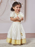 Girl's' White Lehenga Choli