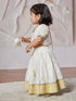 Girl's' White Lehenga Choli