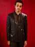 Men's Black Embellished Blazer