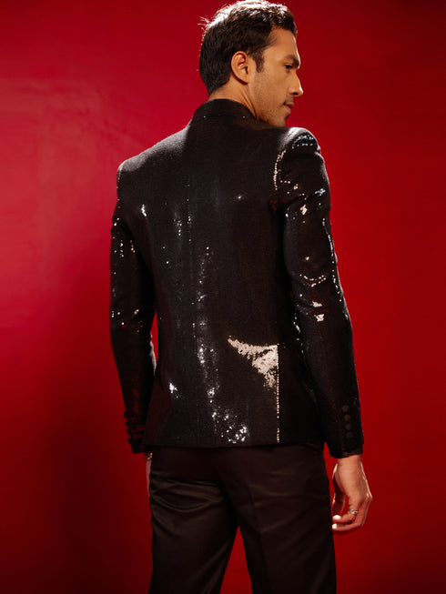Men's Black Partywear Blazer