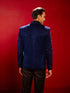 Men's Blue Velvet Schiflli Blazer