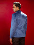 Men's Navy Blue Velvet Fancy Blazer