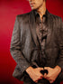 Men's Black Silk Blend Blazer