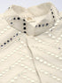 Men's Cream Mirror Indo Western Sherwani With Pant Set