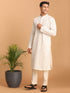 Men's Grey Ethnic Mirror Kurta With Pant Set