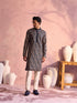 Men's Bottle Green Georgette Embroidered Kurta Pyjama Set