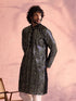 Men's Black Georgette Embellished Kurta