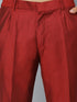 Vastramay Men's Maroon Viscose Pant Style Pyjama Set
