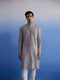Men's Grey Pure Cotton Handloom Kurta
