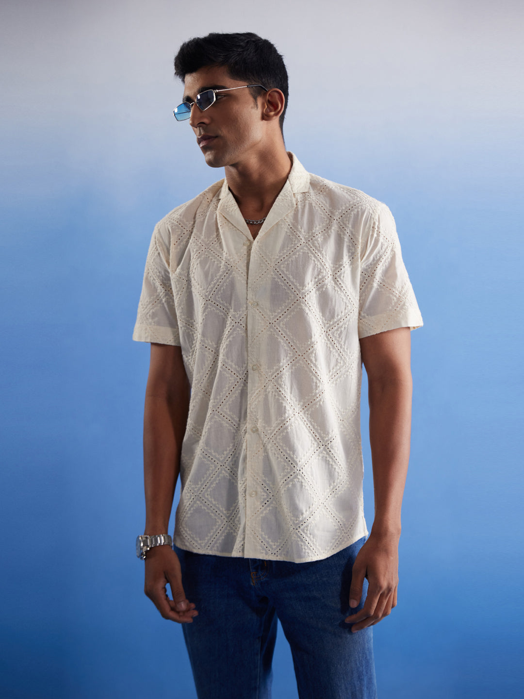 Men's Cream Hakooba Shirt