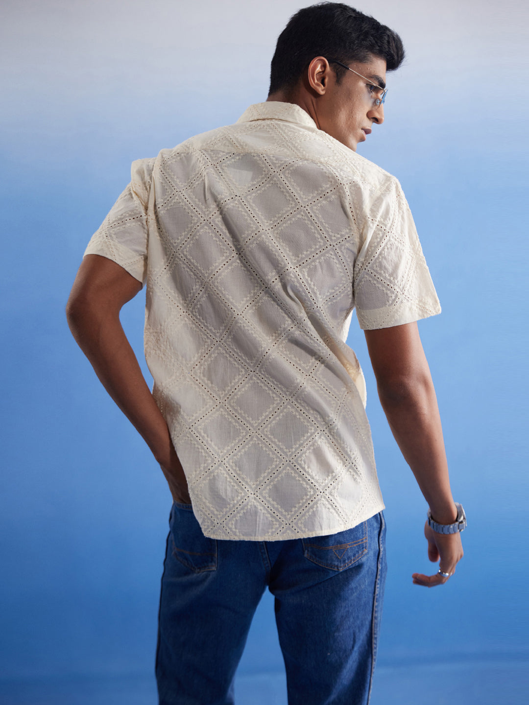 Men's Cream Hakooba Shirt