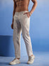 Men's Cream Cotton Pant Style Pyjama