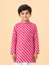Boy Pink Cotton Kurta Festive, Festive Glitz, Indated Traditions, Summer / Casual, All regions Ethnic Wear