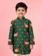 Boy Green Rayon Kurta Festive, Festive Glitz, Indated Traditions, Summer / Casual, All regions Ethnic Wear