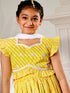 Girl's Yellow Cotton Lehenga Set