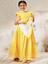 Girl's Yellow Cotton Lehenga Set