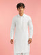 Boy White Fine Satin Kurta Festive, Festive Glitz, Indated Traditions, Summer / Casual, All regions Ethnic Wear