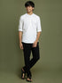 Boy's White Short Kurta